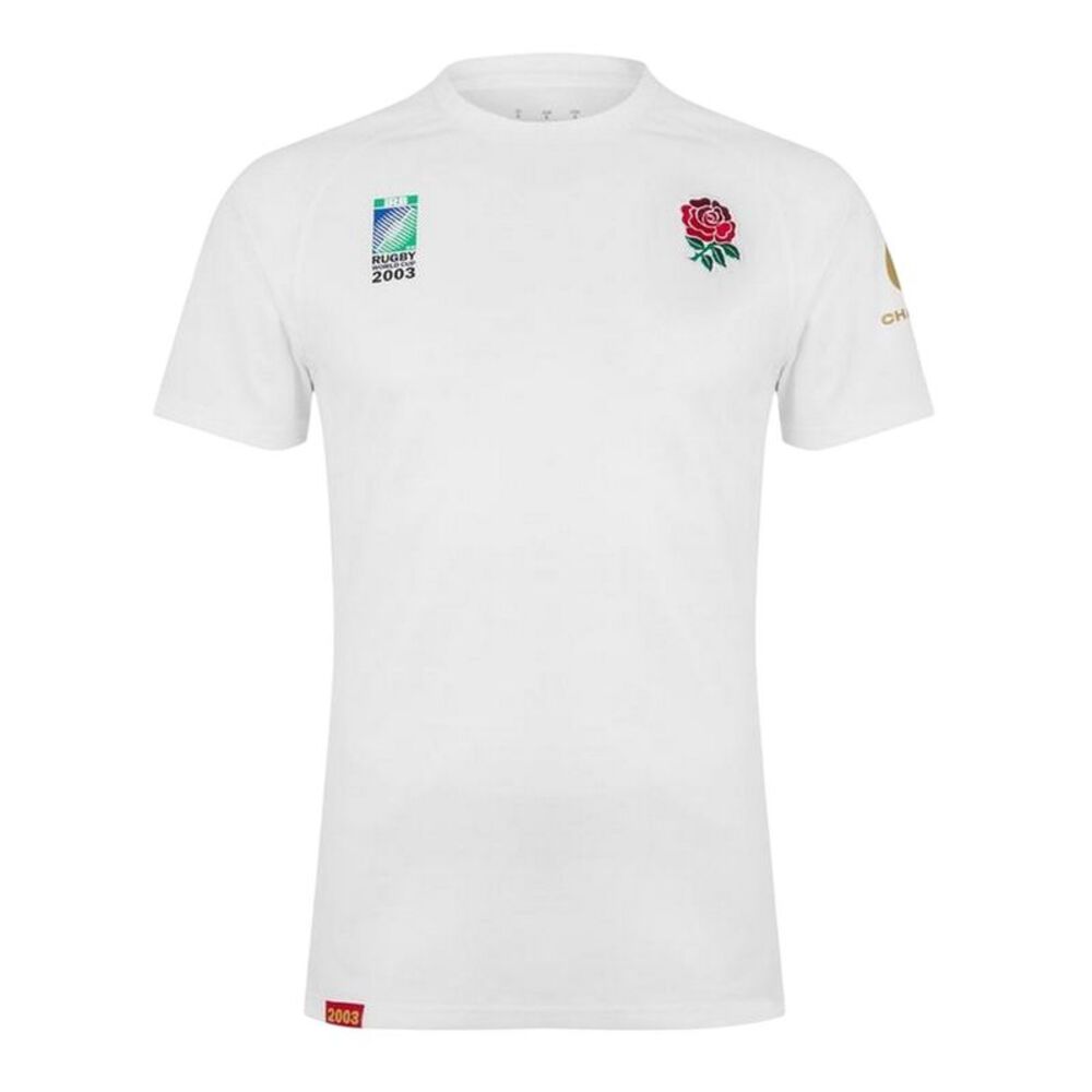 Castore Childrens/Kids World Cup 2003 England Rugby T-Shirt / White